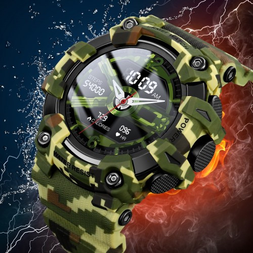 Смарт-годинники Skmei S231 силіконовий ремінець Camouflage (16696-hbr)