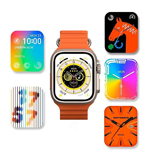 Смарт-годинники Skmei S233 силіконовий ремінець Orange (16697-hbr)