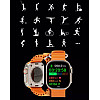 Смарт-годинники Skmei S233 силіконовий ремінець Orange (16697-hbr)
