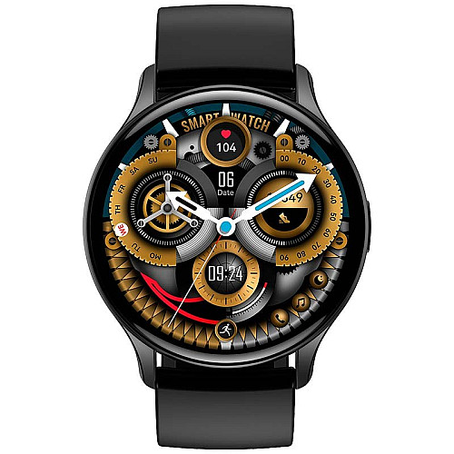 Смарт-часы Lemfo HK89 силиконовый ремешок Black (16722-hbr)