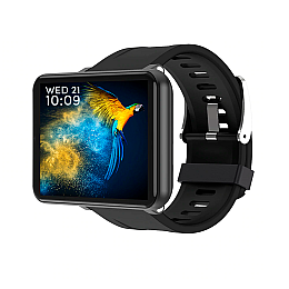 Смарт-годинники з Sim картою 4G Lemfo LEMT 3G 32G силіконовий ремінець Black (16720-hbr)