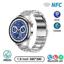 Смарт-годинники Lemfo LF38-Y13 сталевий ремінець Silver (16730-hbr)