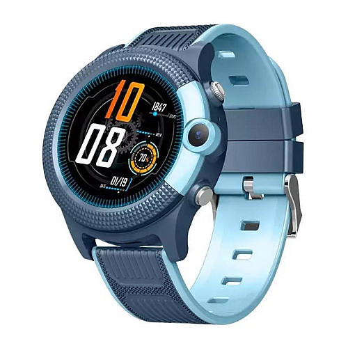 Смарт-часы детские Lemfo D36 4G с камерой силиконовый ремешок Blue (16737-hbr)