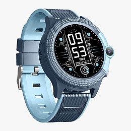 Смарт-годинники дитячі Lemfo D36 4G з камерою силіконовий ремінець Blue (16737-hbr)