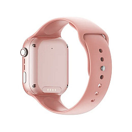 Смарт-годинники дитячі Lemfo K20 4G з камерою силіконовий ремінець Рожевий (16738-hbr)