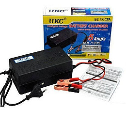 Зарядное устройство для аккумулятора автомобильного UKC MA-1205 12V 5A Battery Charger