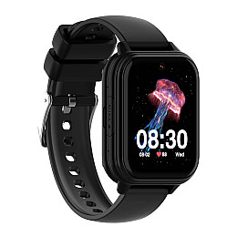 Умные часы с видеозвонком Wonlex KT33 AMOLED 8GB Black (SBWKT33B)