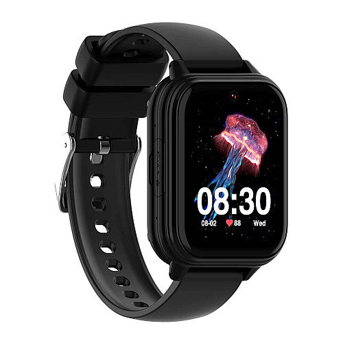 Умні годинники з відеодзвінком Wonlex KT33 AMOLED 8GB Black (SBWKT33B)
