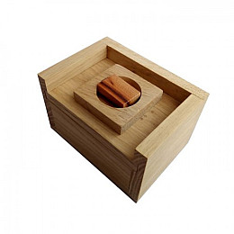 Дерев'яна головоломка Круть Верть Сундук 7х11х8 см (nevg-0004)