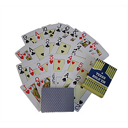 Карти ігрові покерні пластикові Duke Texas Hold'em 54 листа 88х68 мм (DN30766BL)
