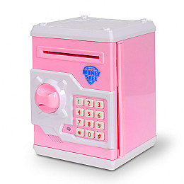 Копилка сейф Maxland MK 3916 18см Розовый