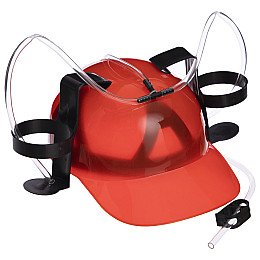 Алко каска с подставкой под банки SP-Sport Drinking Hat GB022 Оранжевый
