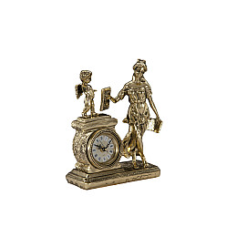 Набор Virtus Часы Mother With Angel 25 x 19см Два канделябра Lan Large 20 x 21см Золотистый (5753-4147SET)