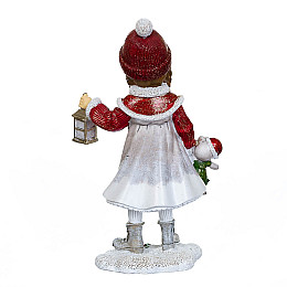 Фигурка декоративная Girl and bear Lefard AL98488