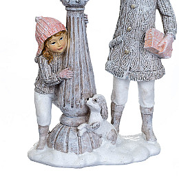 Фигурка декоративная Зимняя парочка Lefard AL98491