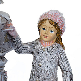 Фигурка декоративная Зимняя парочка Lefard AL98491