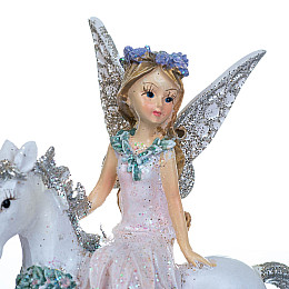 Фигурка декоративная Эльф верхом Lefard AL98495