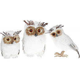 Интерьерная игрушка White Owl 24 см Bona DP114753