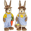 Фігурка інтер'єрна Bunny with a basket 18x14x44 см Bona DP118216