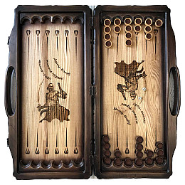 Нарды ручной работы Кавун 58*28*9 см 190102