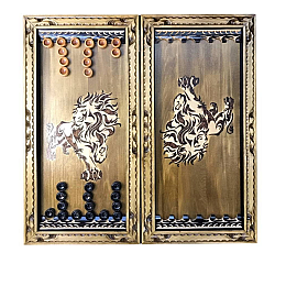 Нарды ручной работы Кавун 60*30*8 см 190342