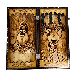 Нарды деревянные ручной работы Кавун 60*30*7 см 190500