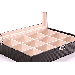 Шкатулка для хранения галстуков Salvadore Tie/6070/12.CF.BL Черный (Tie/6070/12.CF.BL)