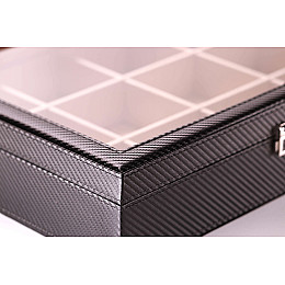 Шкатулка для хранения галстуков Salvadore Tie/6070/12.CF.BL Черный (Tie/6070/12.CF.BL)