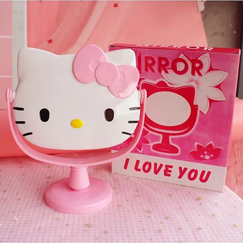 Детское настольное зеркало R&G Kitty розовое