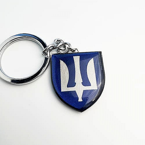 Брелок Dobroznak ПС ВСУ Грозовое небо 30х28 мм (1873)