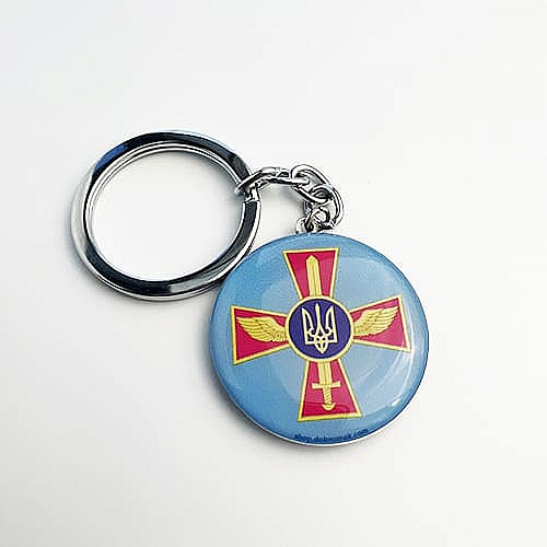Брелок Dobroznak Повітряних сил 30х30 мм (1878)