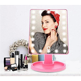 Зеркало VigohA LED 22led 360° Рожевий