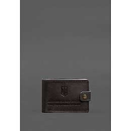 Кожаная обложка-портмоне на удостоверение ДСНС BlankNote темно-коричневая