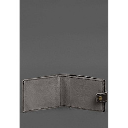 Кожаная обложка-портмоне на удостоверение ДСНС BlankNote темно-коричневая