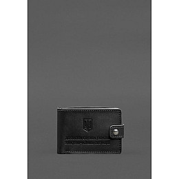 Кожаная обложка-портмоне на удостоверение ДСНС BlankNote черная