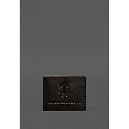 Кожаная обложка для служебного удостоверения Национальной гвардии BlankNote Темно-коричневая