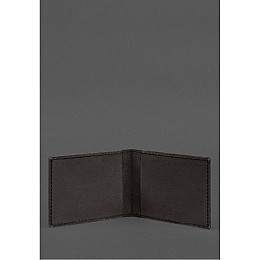 Кожаная обложка для служебного удостоверения Национальной гвардии BlankNote Темно-коричневая