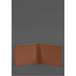 Кожаная обложка для служебного удостоверения Национальной гвардии BlankNote Светло-коричневая