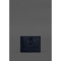 Кожаная обложка для служебного удостоверения Национальной гвардии BlankNote Синяя