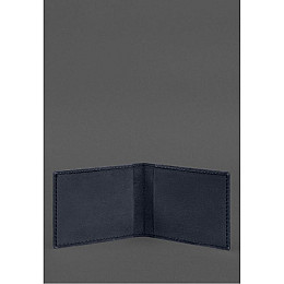 Кожаная обложка для служебного удостоверения Национальной гвардии BlankNote Синяя