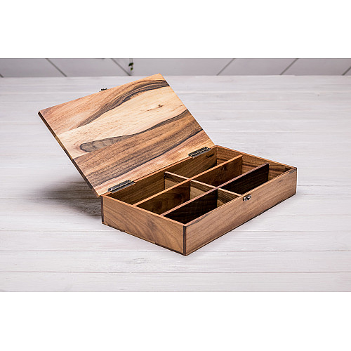 Бокс органайзер для зберігання окулярів ecoWalnut 353х208х67 мм
