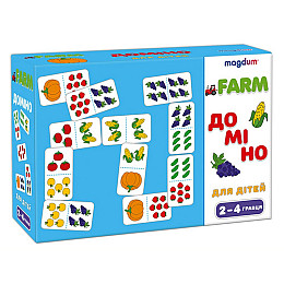 Детская развивающая игра Домино Фрукты-овощи Magdum ME5032-23 28 карточек