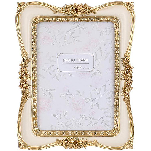 Фоторамка інтер'єрна BonaDi Cream Antique 024 13x18 см Кремовий DP229886