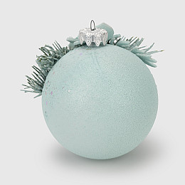 Новогодня іграшка з прикрасою Dashuri 8 см Бірюзовий (2000990125309)
