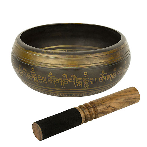 Поющая чаша Kailash 167x167x72 мм Античный Бронзовый (27701)