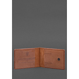 Обкладинка для посвідчення BlankNote УБД світло-коричнева Crazy Horse