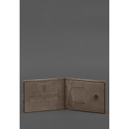 Обкладинка для посвідчення BlankNote УБД темно-коричнева Crazy Horse