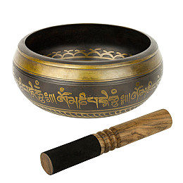 Поющая чаша Kailash 165х165х71 мм Античний Бронзовий (27710)