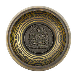 Поющая чаша Kailash 165х165х71 мм Античний Бронзовий (27710)