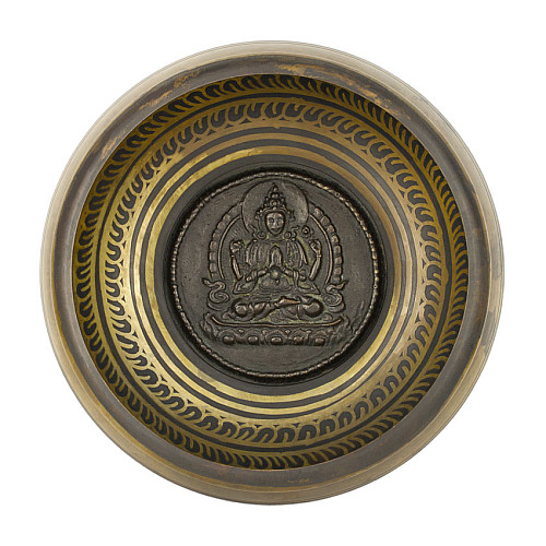 Поющая чаша Kailash 165х165х71 мм Античный Бронзовый (27710)